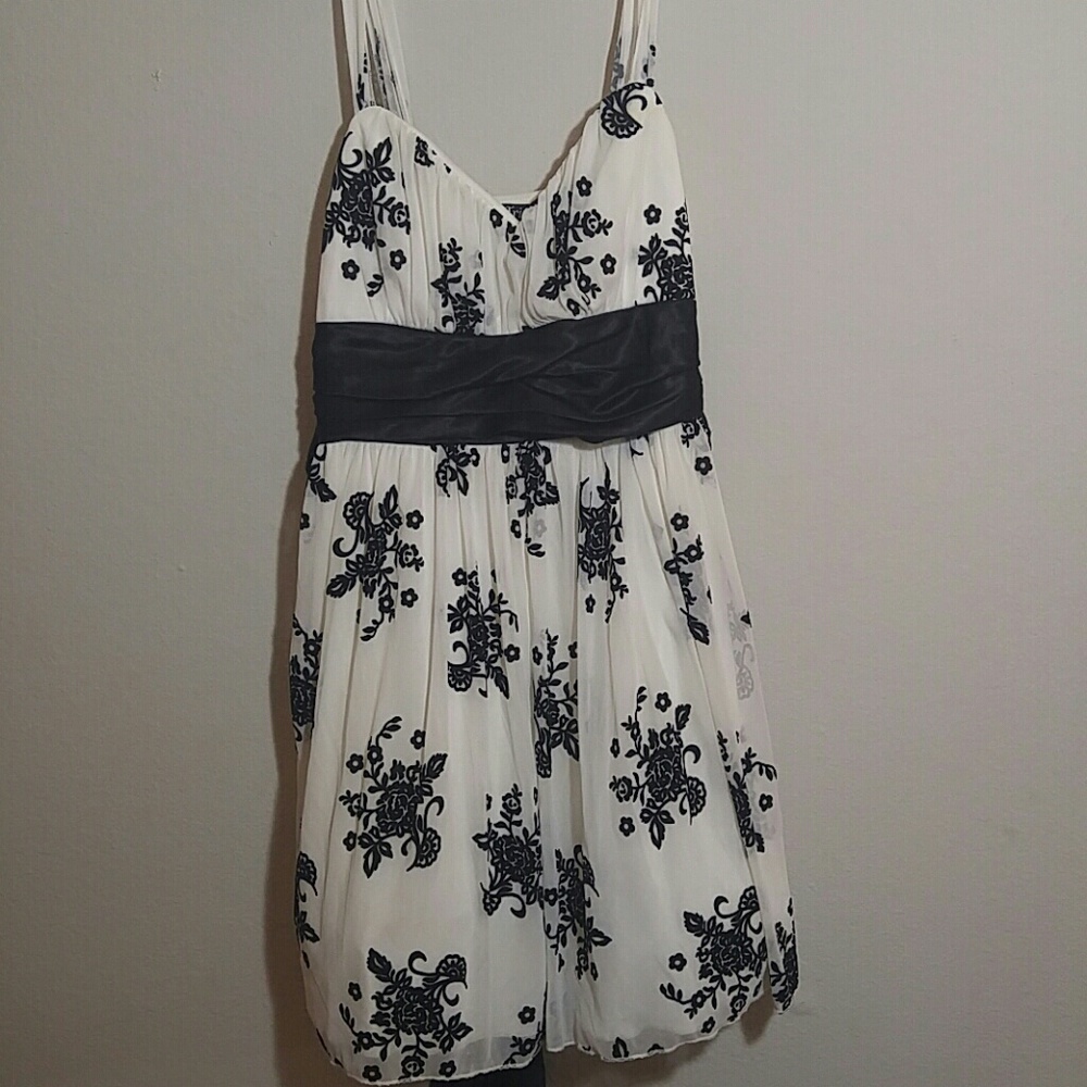 Black & White Mini Dress